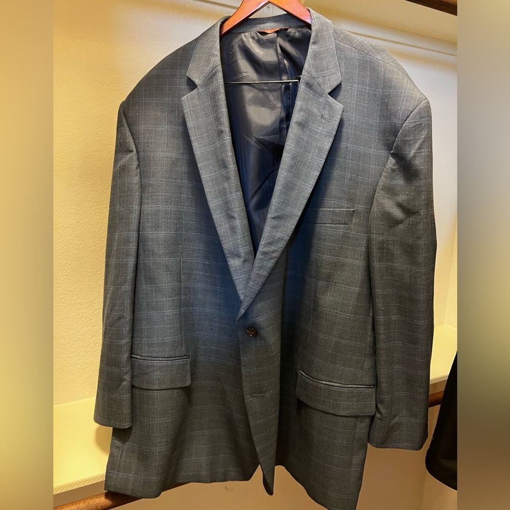 Blue blazer for big guys